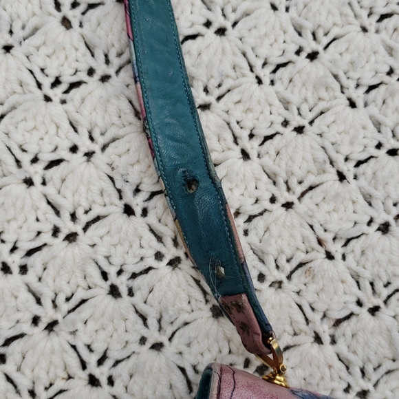 Vintage Varon Water Color Flower Purse Bag - Picture 12 of 12